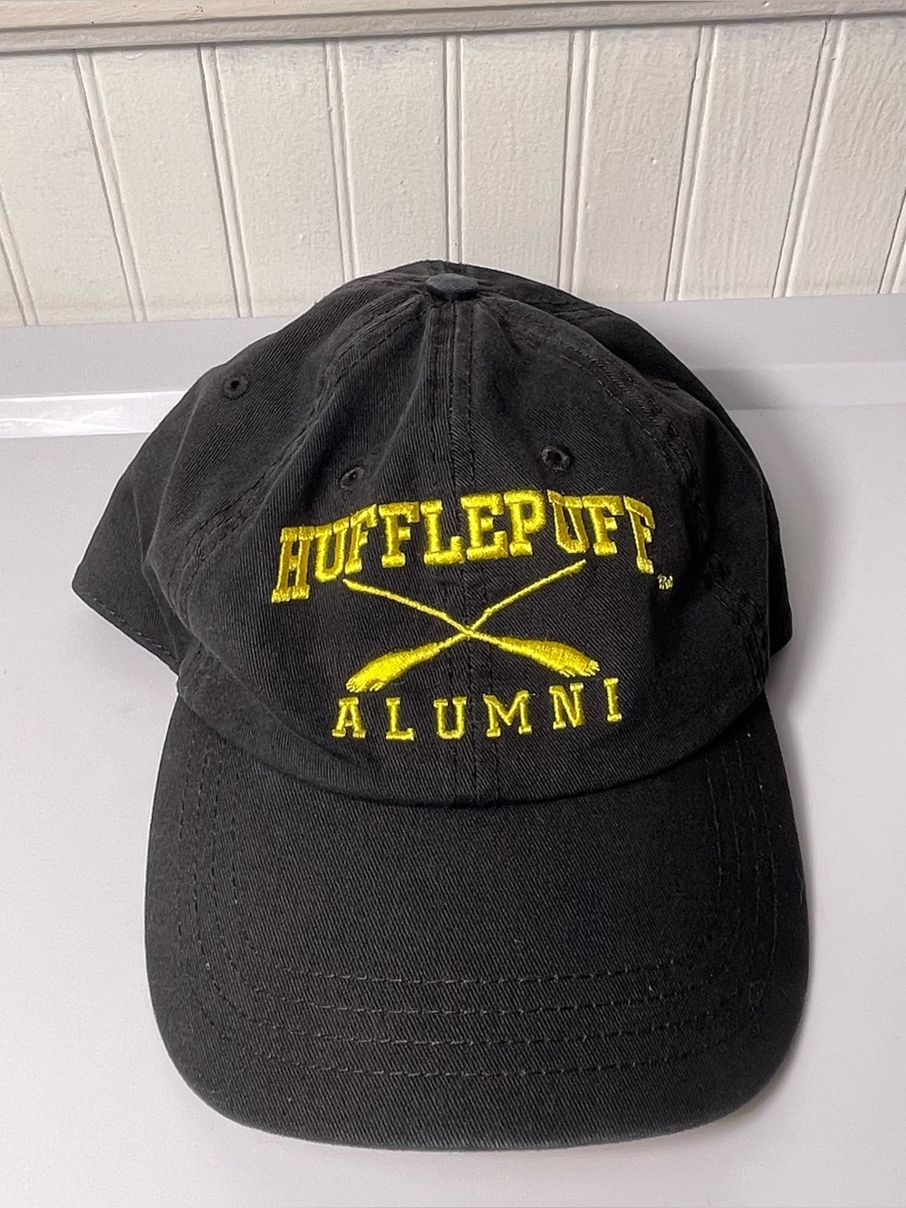 Harry Potter Hufflepuff Alumni Black Yellow Hat